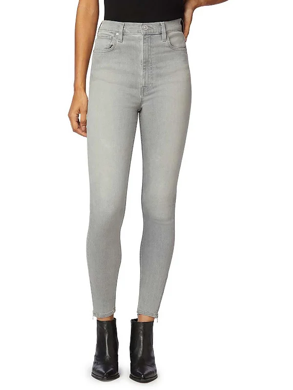 Don't Delay Centerfold Womens High Rise Ankle Skinny Jeans