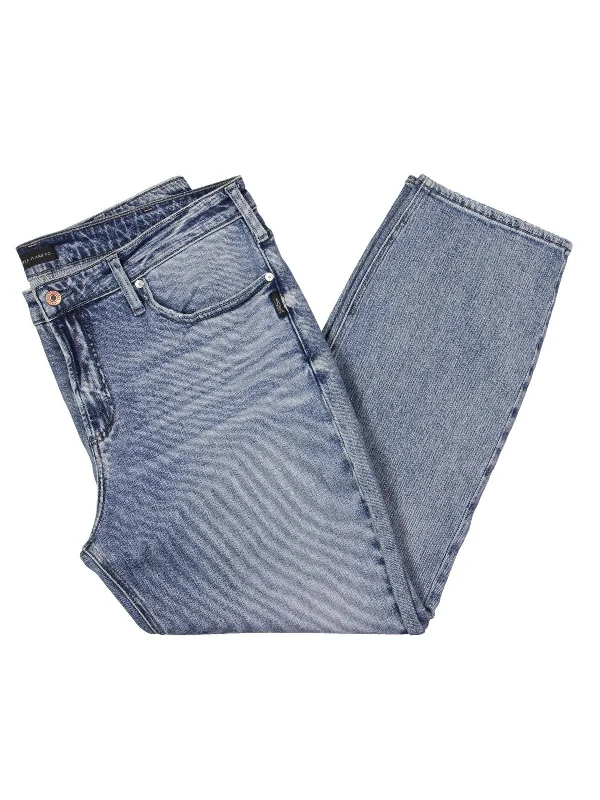 Time-Limited Offer Plus Womens Mid-Rise Stretch Ankle Jeans