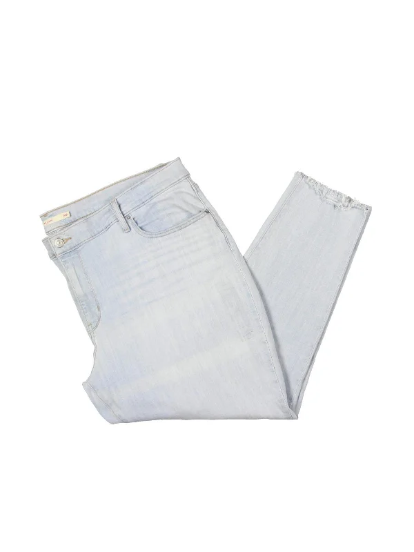 Weekend Shopping Made Better Plus Womens High Rise Light Wash Skinny Jeans