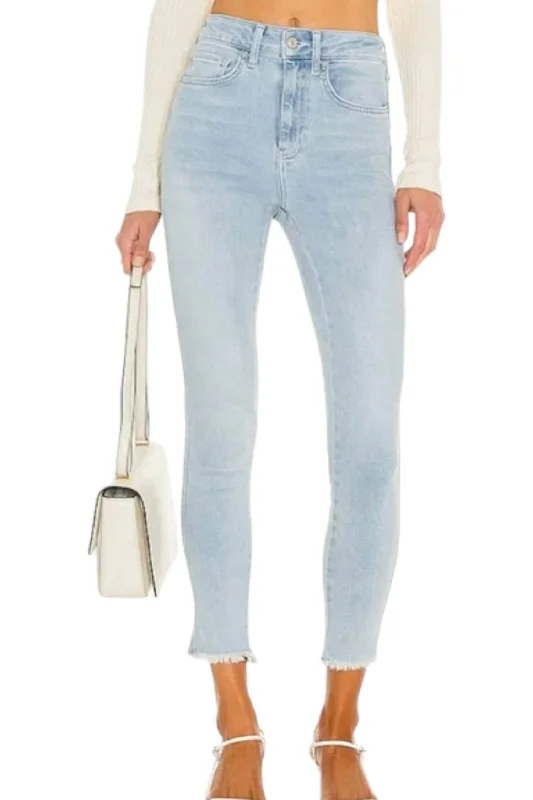 Must-Have Deals Raw High Rise Jeggings In Havanna Blue