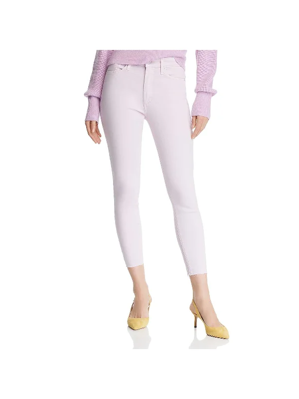 Stock Clearance Icon Womens Denim Mid-Rise Colored Skinny Jeans