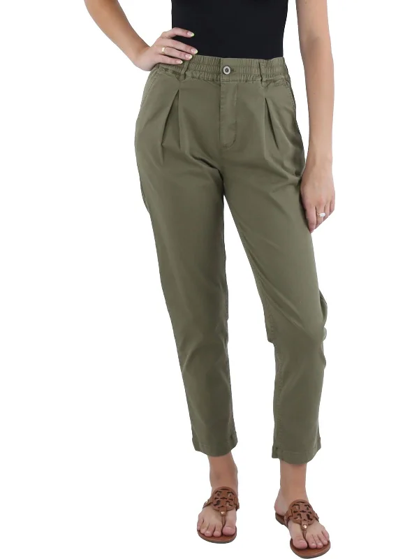 Price Break Penny Womens Twill High Rise Chino Pants
