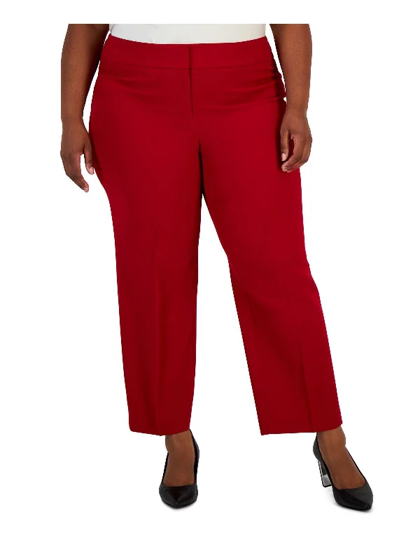 Savings Alert Plus Womens Slim Ankle Dress Pants