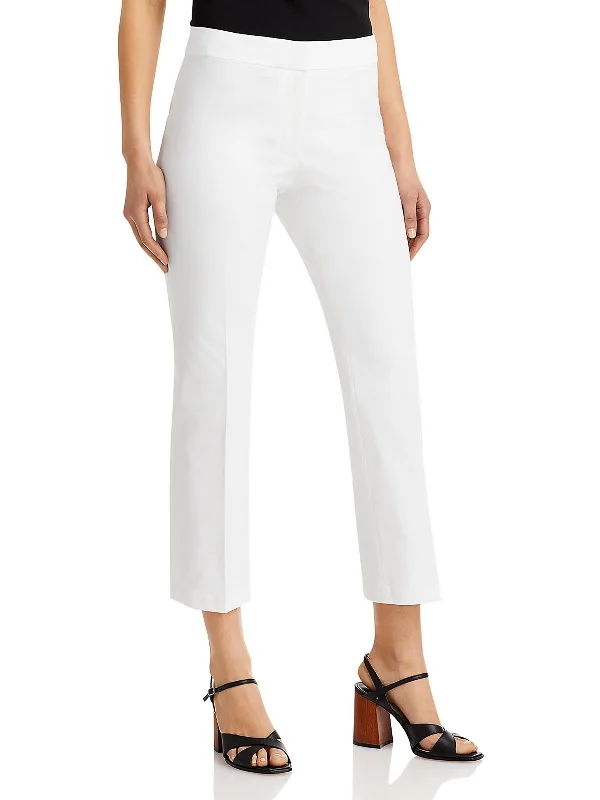 Great Deals Womens High Rise Solid Cropped Pants