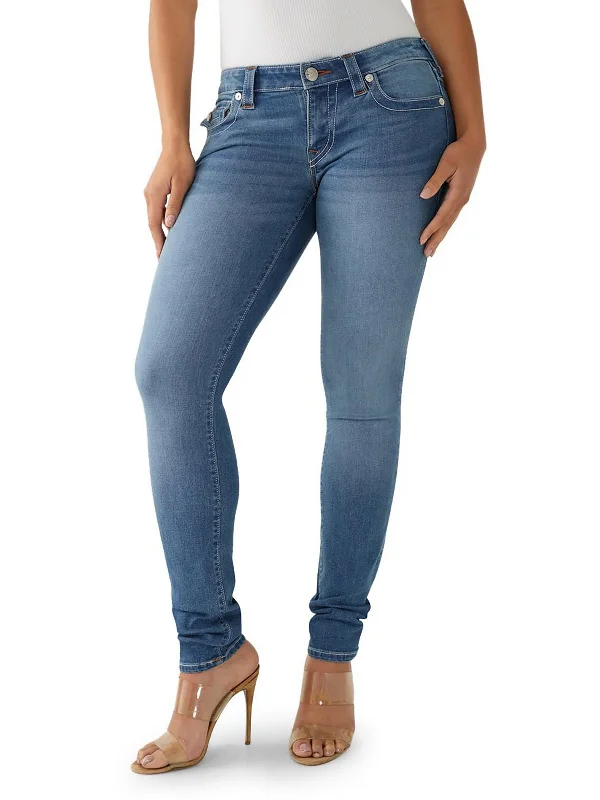 Weekend Offers You Can't Ignore Stella Womens Low-Rise Medium Wash Skinny Jeans