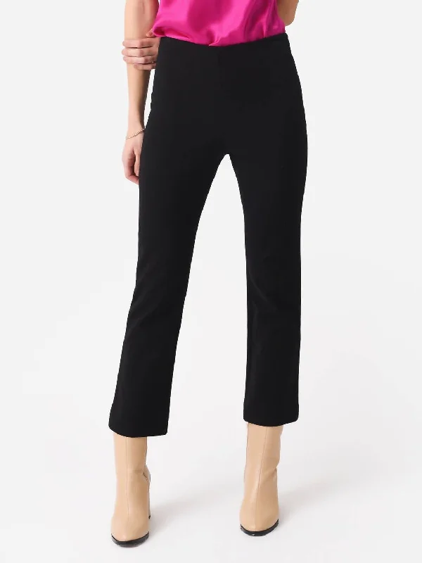 Closeout Crop Flare Trouser In Black