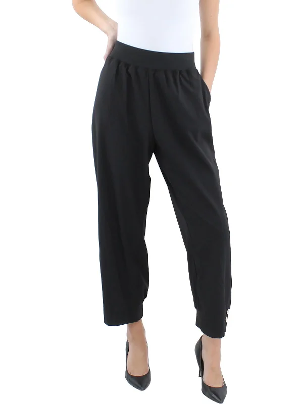 Weekend Specials to Celebrate Womens High Rise Embellished Straight Leg Pants