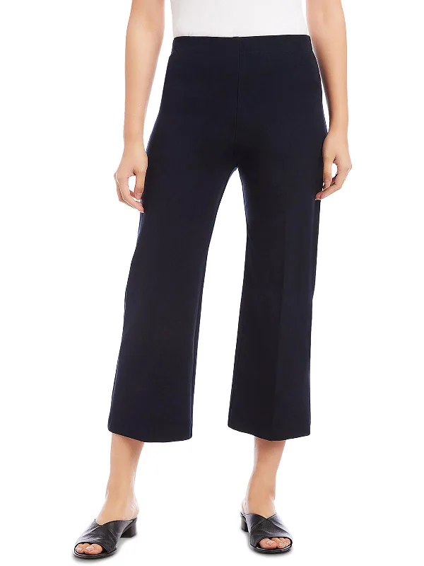 Price Meltdown Womens High Rise Wide Leg Cropped Pants