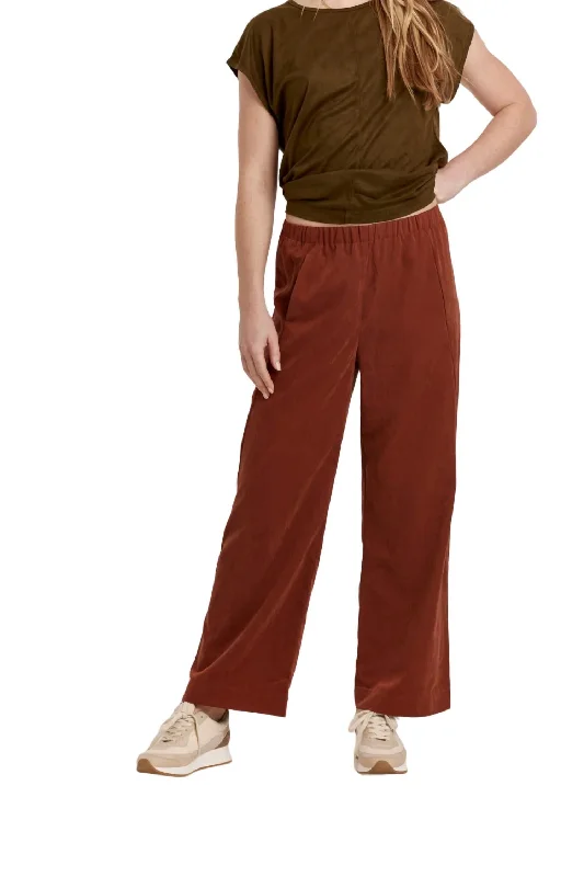 Super Sale Paris Pants In Mahogany