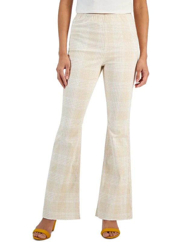 Your Weekend, Your Savings Juniors Womens High Rise Raw Hem Flared Jeans