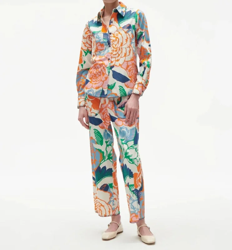 Lowest Prices Jolie Pull On Pants In Rose Garden Multi