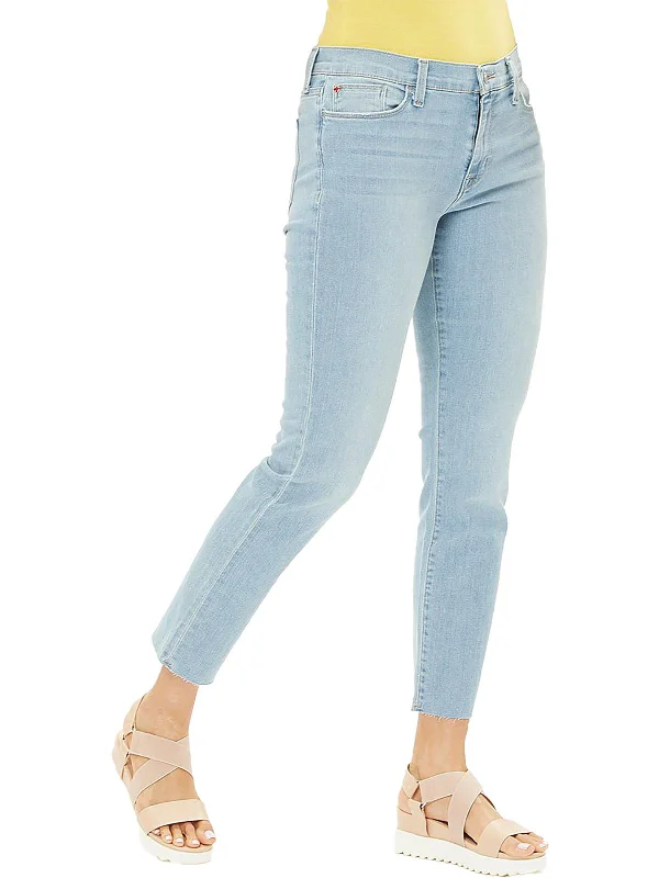 Unbeatable Deal Natalie Womens Mid-Rise Straight Leg Ankle Jeans