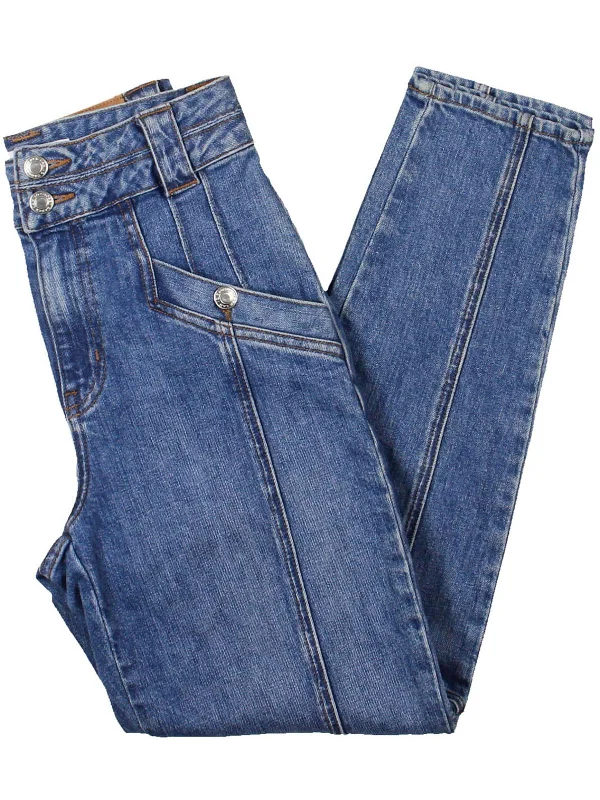 Weekend Offers That Delight Womens High Rise Slant Pocket Ankle Jeans