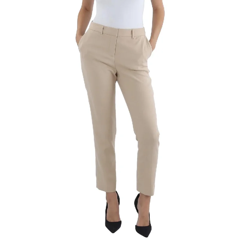Online Exclusive Womens Mid-Rise Ankle Straight Leg Pants