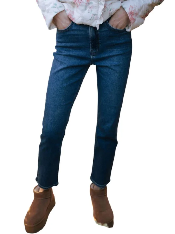 Special Savings Classic Slim Straight Jeans In Blue