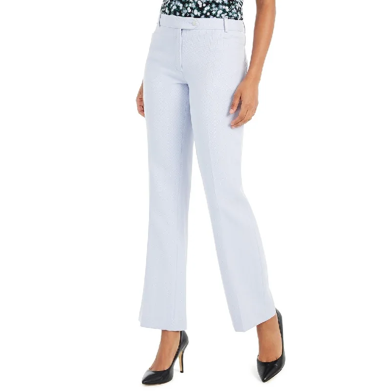 Steals and Deals Petites Womens Chevron Wear To Work Dress Pants