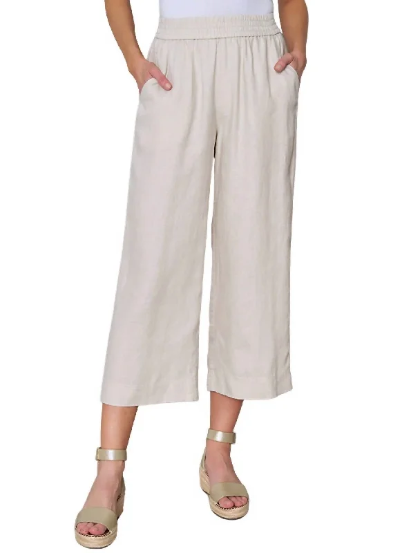While Supplies Last City Pants In Flax