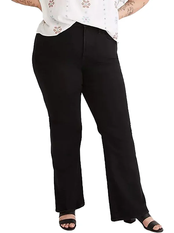 Epic Value Plus Womens Mid-Rise Stretch Flare Jeans