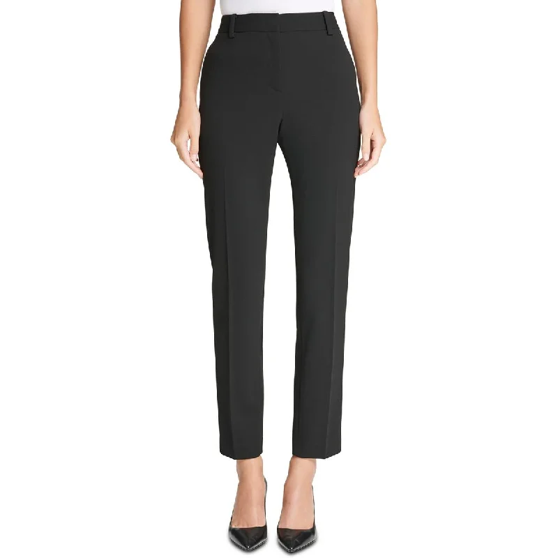 Markdown Madness Petites Womens Ankle Slim Fit Straight Leg Pants