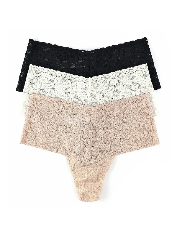 Special Buy 3 Pack Retro Lace Thong Exclusive