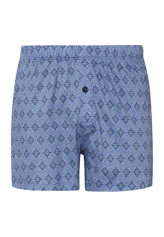 Fancy Jersey Knit Boxers | Blue Mosaic 73290-2885