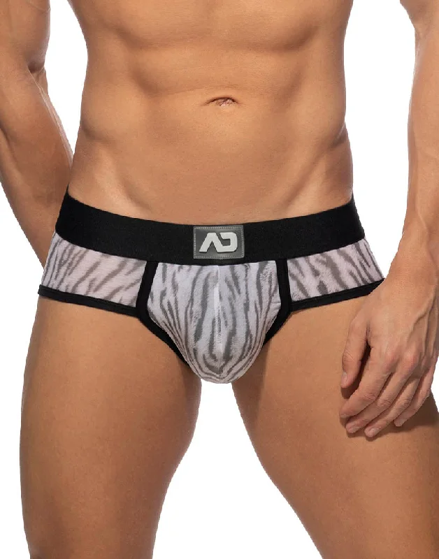 Special Offer Addicted Tiger Print Brief AD972