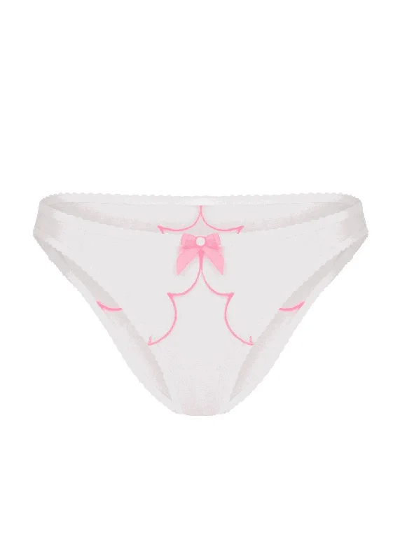 Price Drop Lorna Brief (White / Pink)