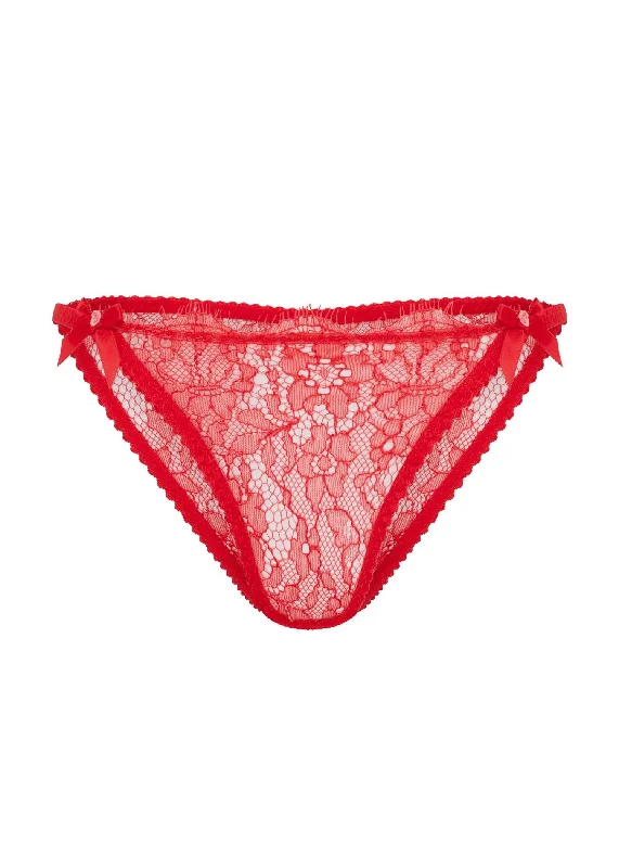 Online Specials Lorna Lace Knicker Brief (Red)