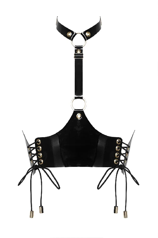 Limited Offer Armory Black halter corset by Secret Room