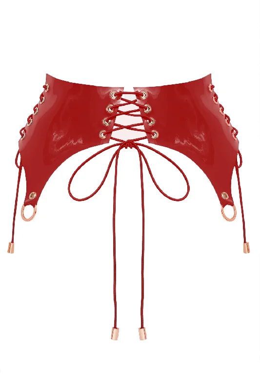 Super Savings Armory Red corset belt by Secret Room