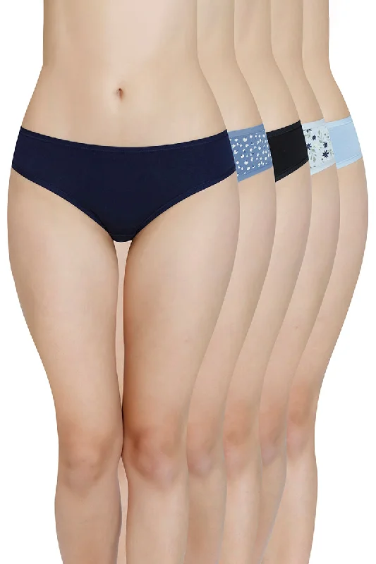 Now or Never Assorted Low Rise Bikini Panty (Pack of 5)