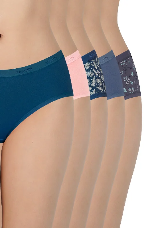 Assorted Low Rise Hipster Panties (Pack of 5)