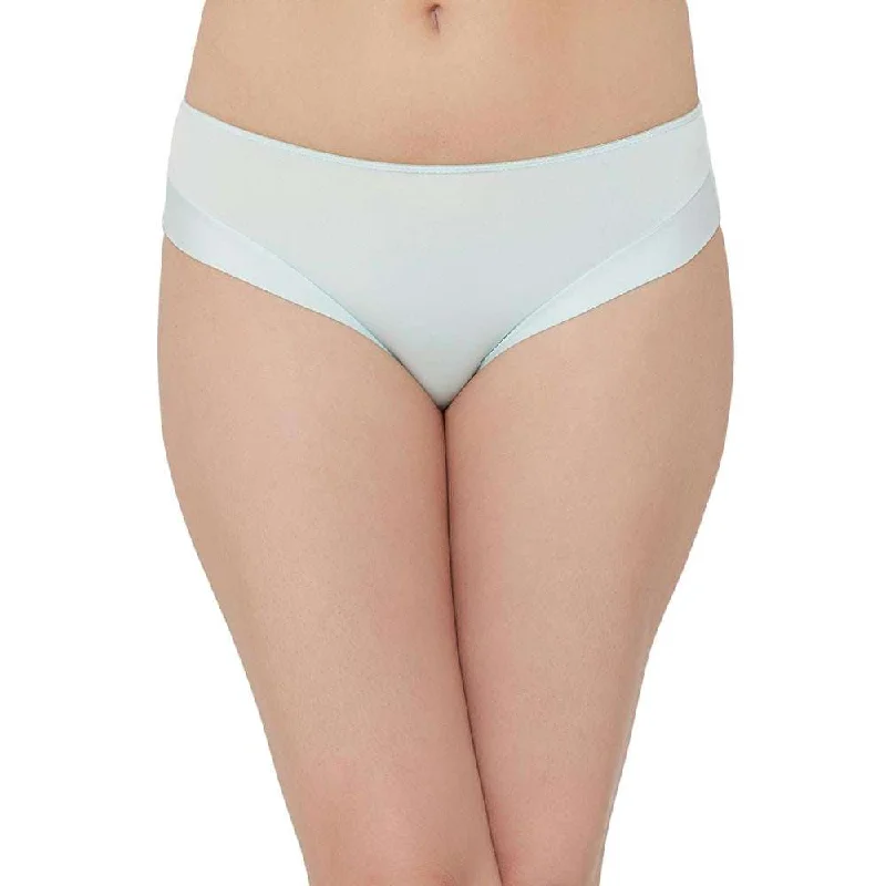 Aura Low Waist Medium Coverage Everyday Wear Hipster Panty - Mint Green