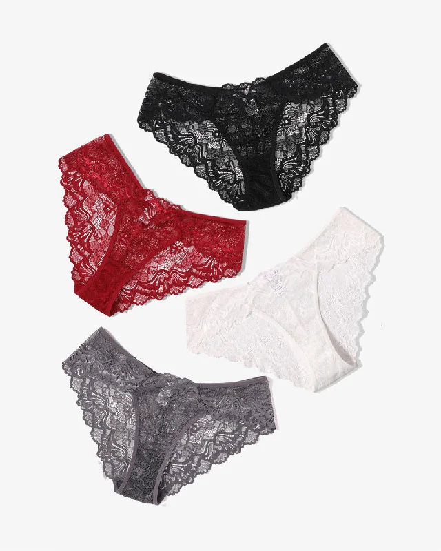 Lace Hipster Panties Breathable Panty