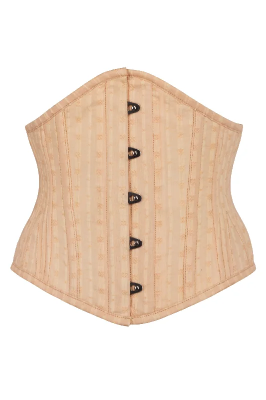 Huge Savings Beige Expert Waist Training Cotton Waspie Corset