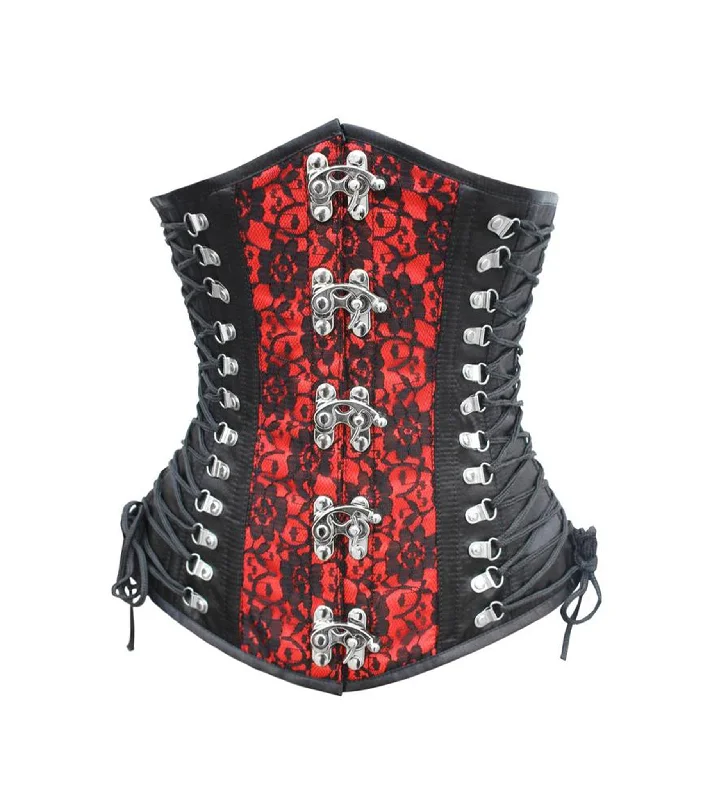 Limited Edition Black/Red Waist Reducing Underbust Corset