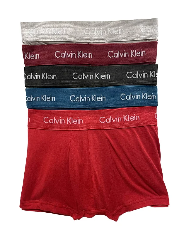Price Cut Calvin Klein Cotton Stretch Low Rise Trunk 5-Pack NB3394