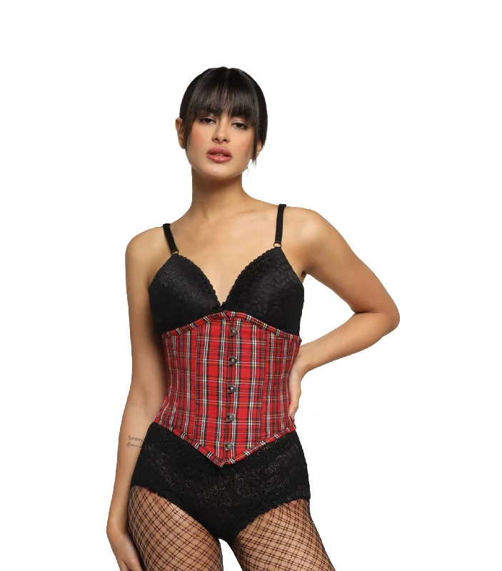Quick Sale Check Waist Reducing Authentic Steel Boned Sexy Underbust Corset