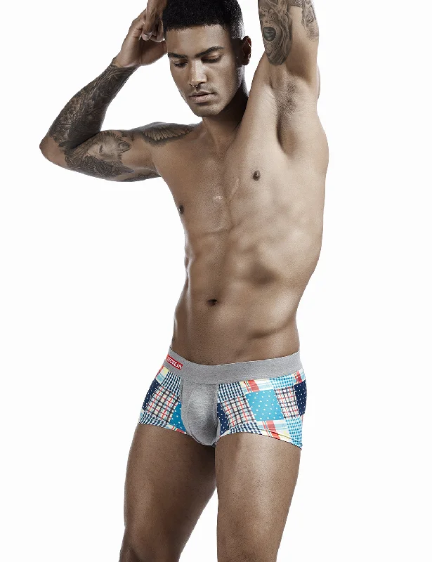 Great Deal Checkered & Dot Boxer Brief 00207