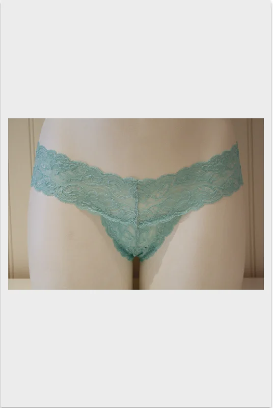 Epic Value Chloe Lace Thong | Seafoam