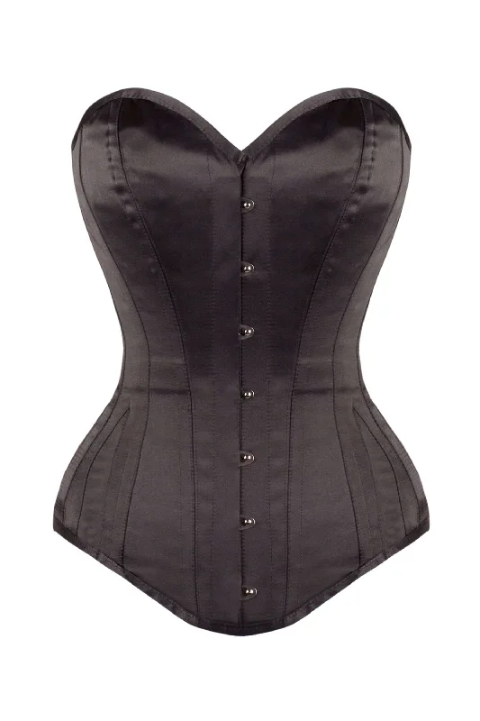 Early Bird Discount Classic Long Black Waist Taming Corset