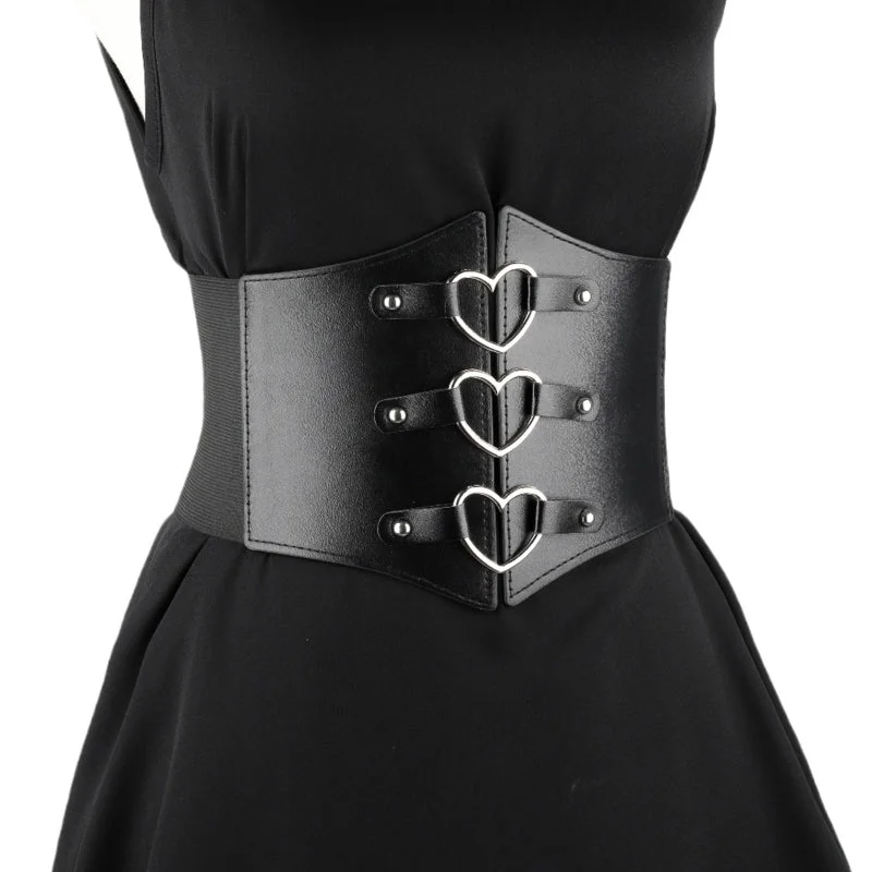 Limited Time Offer Corsair's Legacy Leather Ren Goth Corset Belt