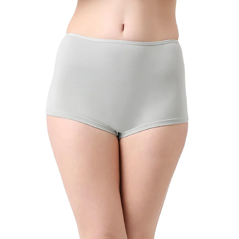 Steals and Deals JS 01 BS / 1 CL Cotton Basics Boyshorts Panty-Grey