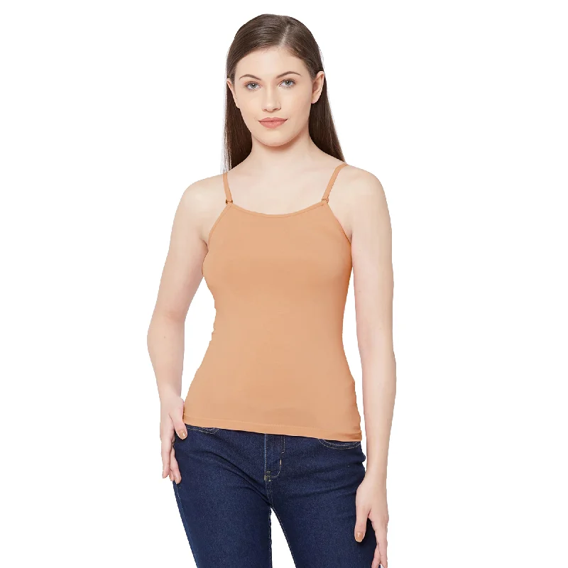Top Pick JSC-818 Spaghetti Camisole-Skin