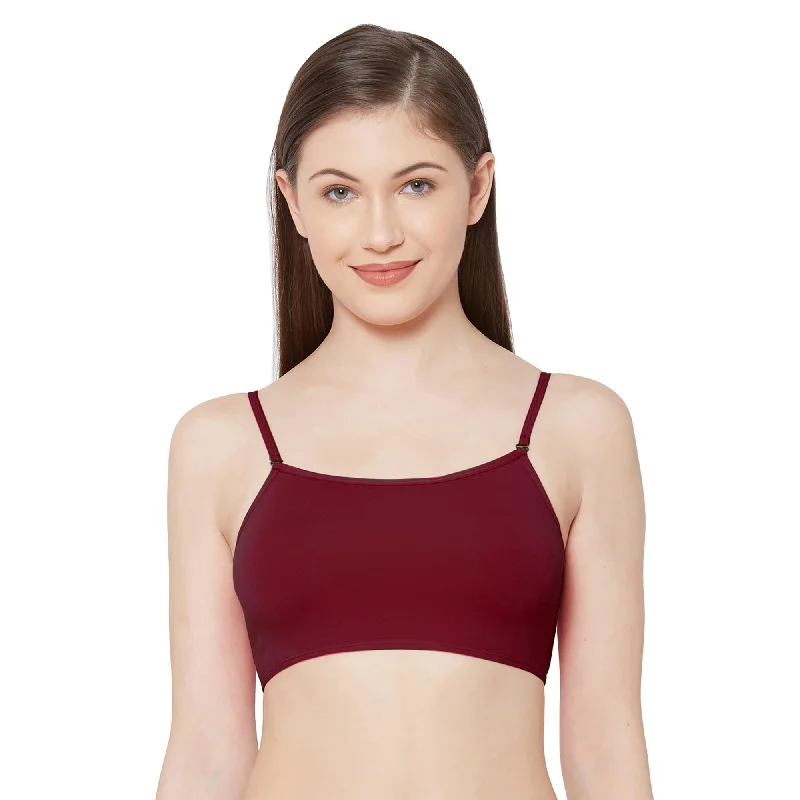 Flash Deals JSC-826 Spaghetti Camisole-Maroon