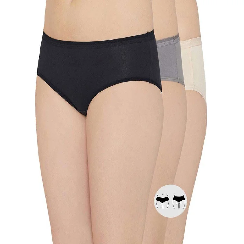 Unmissable Offer Cotton Mid Waist Medium Coverage Everyday Wear Pack of 3  Hipster Panty