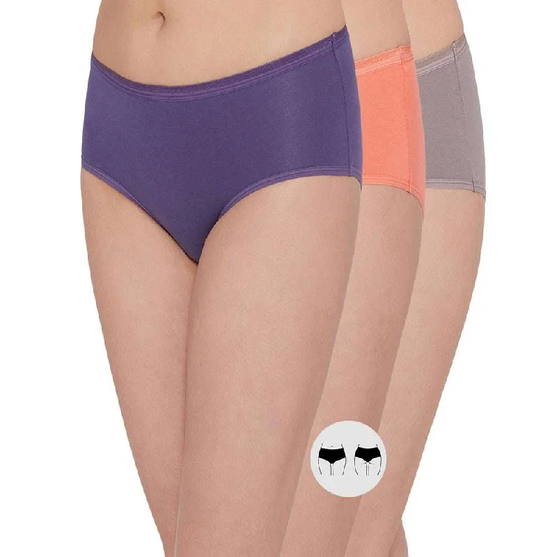 Sale Event Cotton Mid Waist Medium Coverage Everyday Wear Pack of 3  Midi Panty