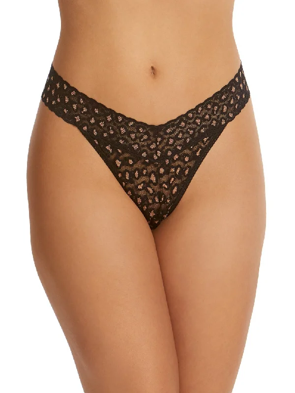 Cross-Dyed Leopard Original Rise Thong