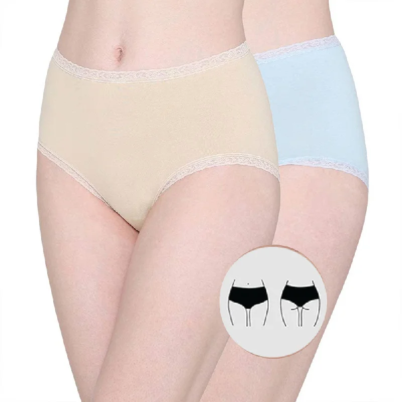 Dear Hip Mid-Waist Full Coverage Comfortable Everyday Wear Pack Of 2 Panties