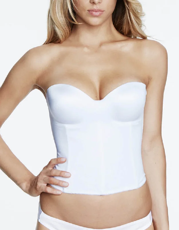 Doorbuster Deal Dominique Bridal Ariel Hidden Underwire Longline Bra (More colors available) - 8541